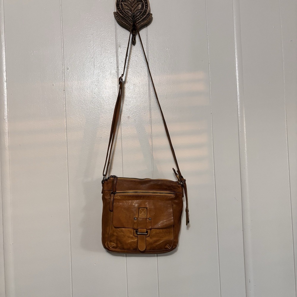 Harbour 2nd Brown Leather‎ Crossbody Bag messenger bag quality leather